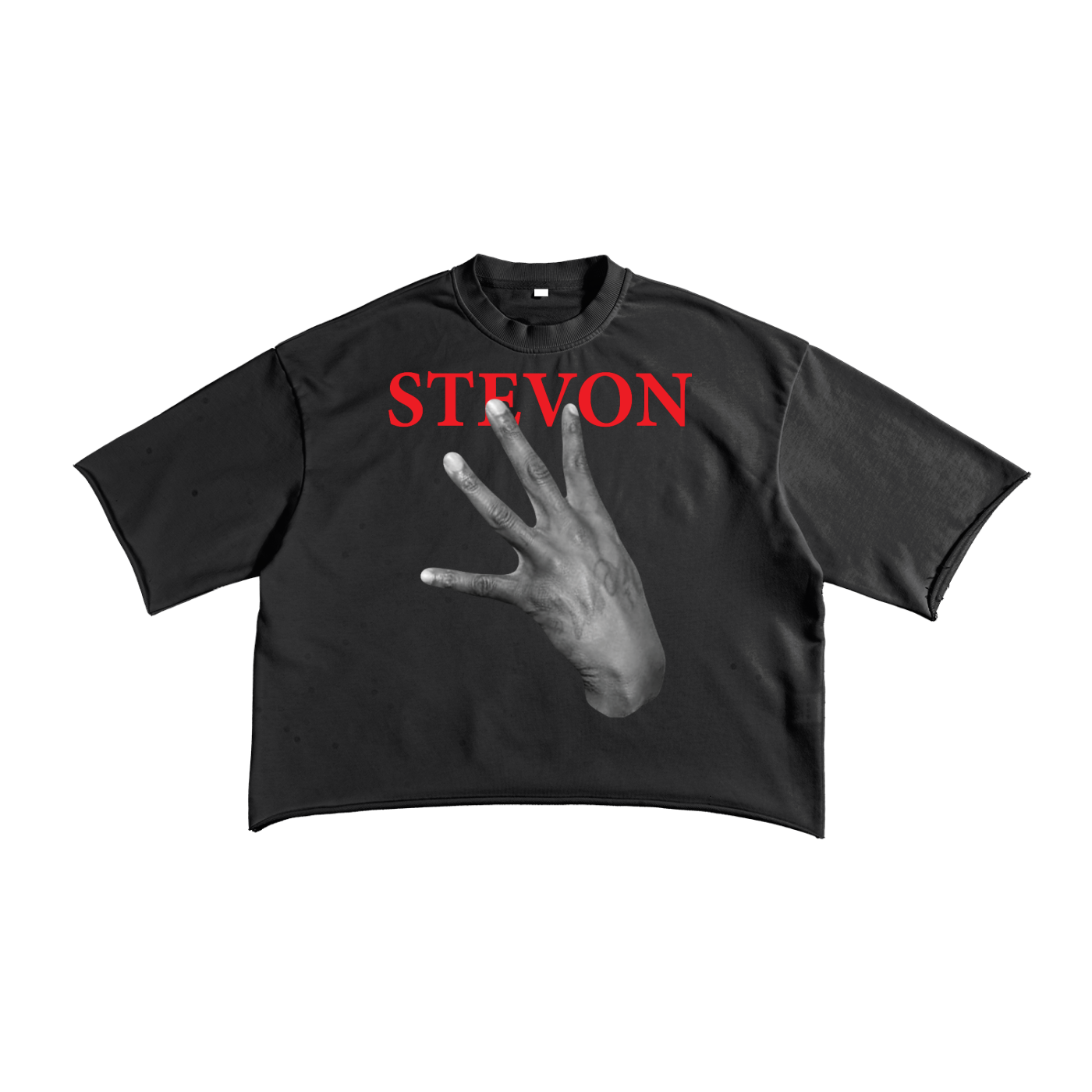 French Terry Raw Edge T-shirt